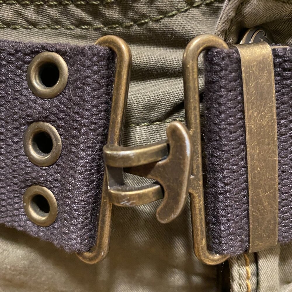 Guess Olive Green Cargo Grunge Miniskirt - Picture 6 of 12